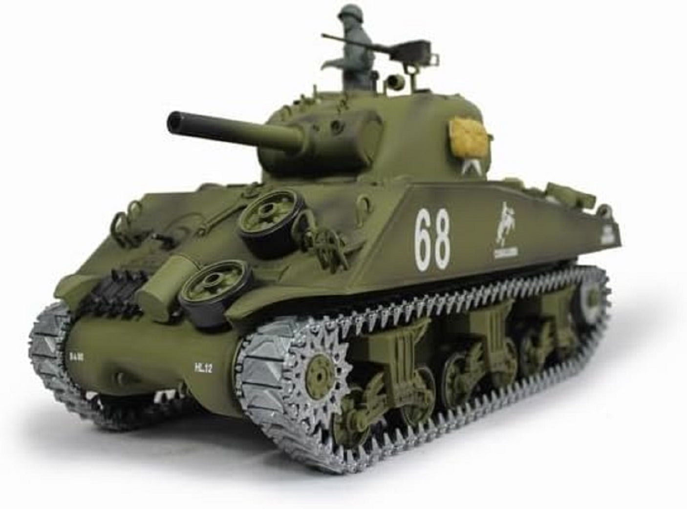 Henglong 1:16  3898-1 Professional US M4A3 Sherman RC Main Battle Tank RTR