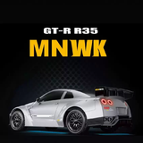 MN-268 1:16 Scale 2.4GHz RC Drift Car GTR R35 with Gyro Dual-Speed LED Lights
