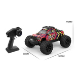 JIUSI PT14R 1/14 4WD Brushless RC Racing Truck High-Speed Off-Road RC Car RTR with 3pcs Battery