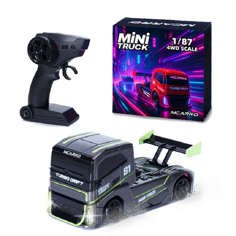 MCARRO MC081 1:87 2.4G 4WD RC Drift Car RTR with Full Proportional RC Semi-Truck Remote Control