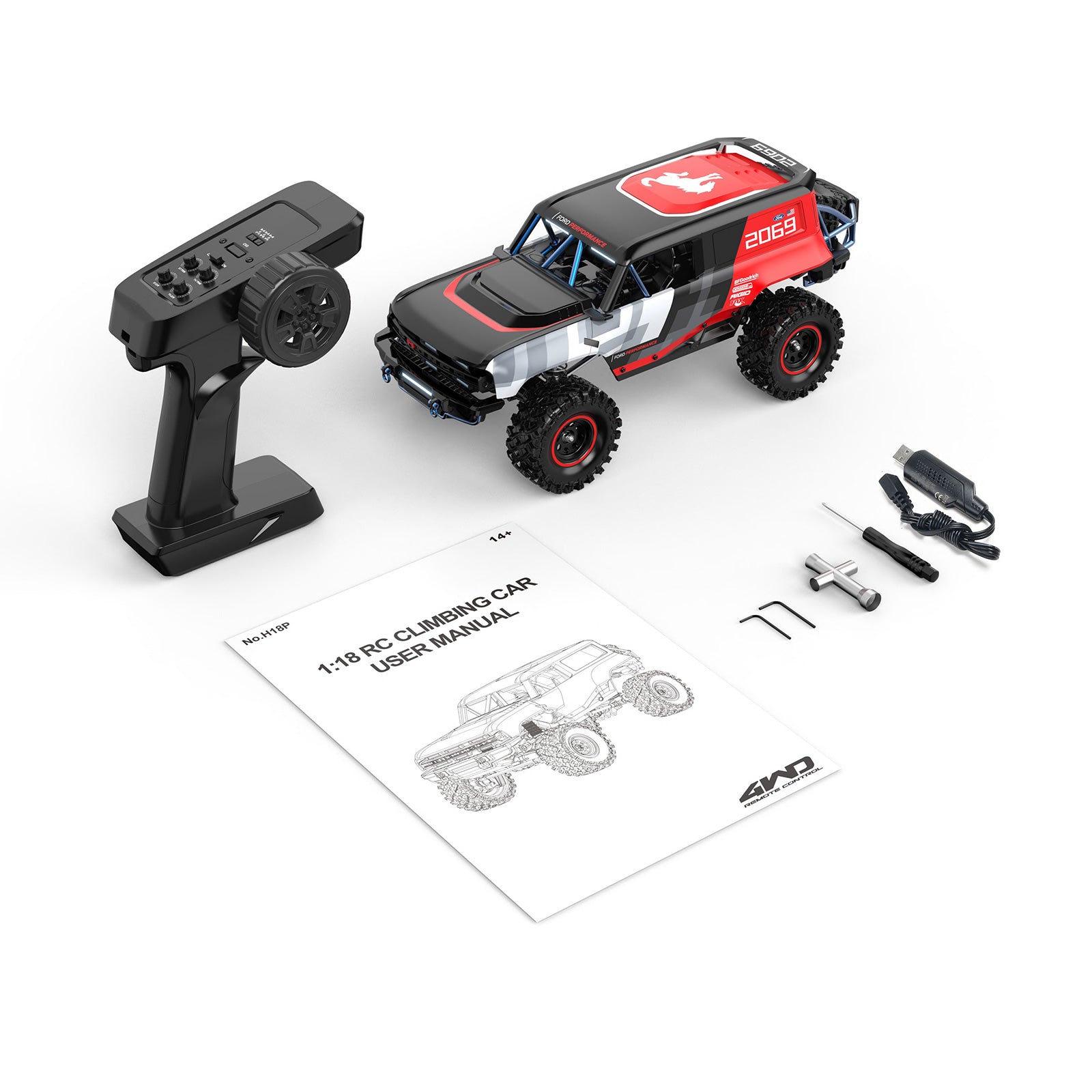 MJX Hyper Go H18P 1:18 RC Car Ford Bronco R Crawler – rc-wing