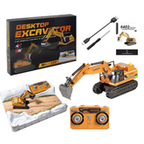 WLtoys 6402 1/64 2.4G  Alloy Mini RC Excavator 340° Rotation Desktop Toys RTR