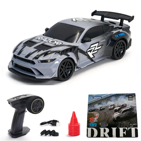 JIABAILE 1:36 Mini RC Drifting Car RTR with Gyro 3613 3614 3615