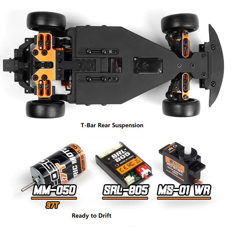 HPI Racing Stage-D24 1:24 A90 Brushed RWD RC Drift Car RTR with 2024 Toyota GR Supra
