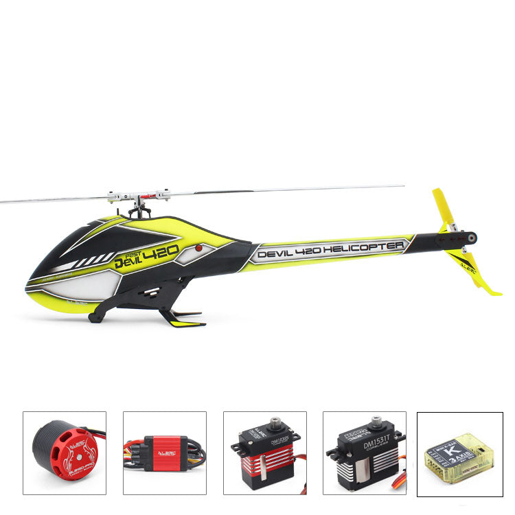 ALZRC Devil 420 FAST FBL 6CH 3D RC Helicopter Super Combo