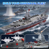 ARRIS JY-9825 16'' High Speed RC Boat Warship Battleship with Water Spray 2pcs Batteries