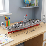 ARRIS JY-9825 16'' High Speed RC Boat Warship Battleship with Water Spray 2pcs Batteries