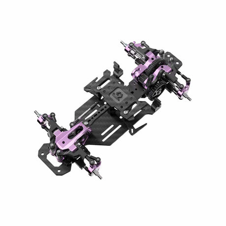 TG Super 1/24 1/28 TT Version TG First RWD Drift Car Chassis