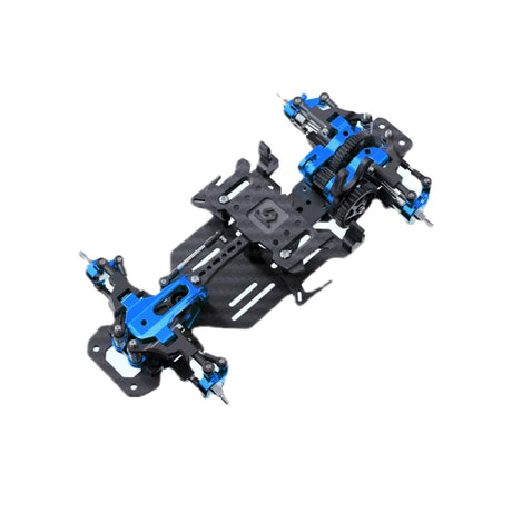 TG Super 1/24 1/28 TT Version TG First RWD Drift Car Chassis