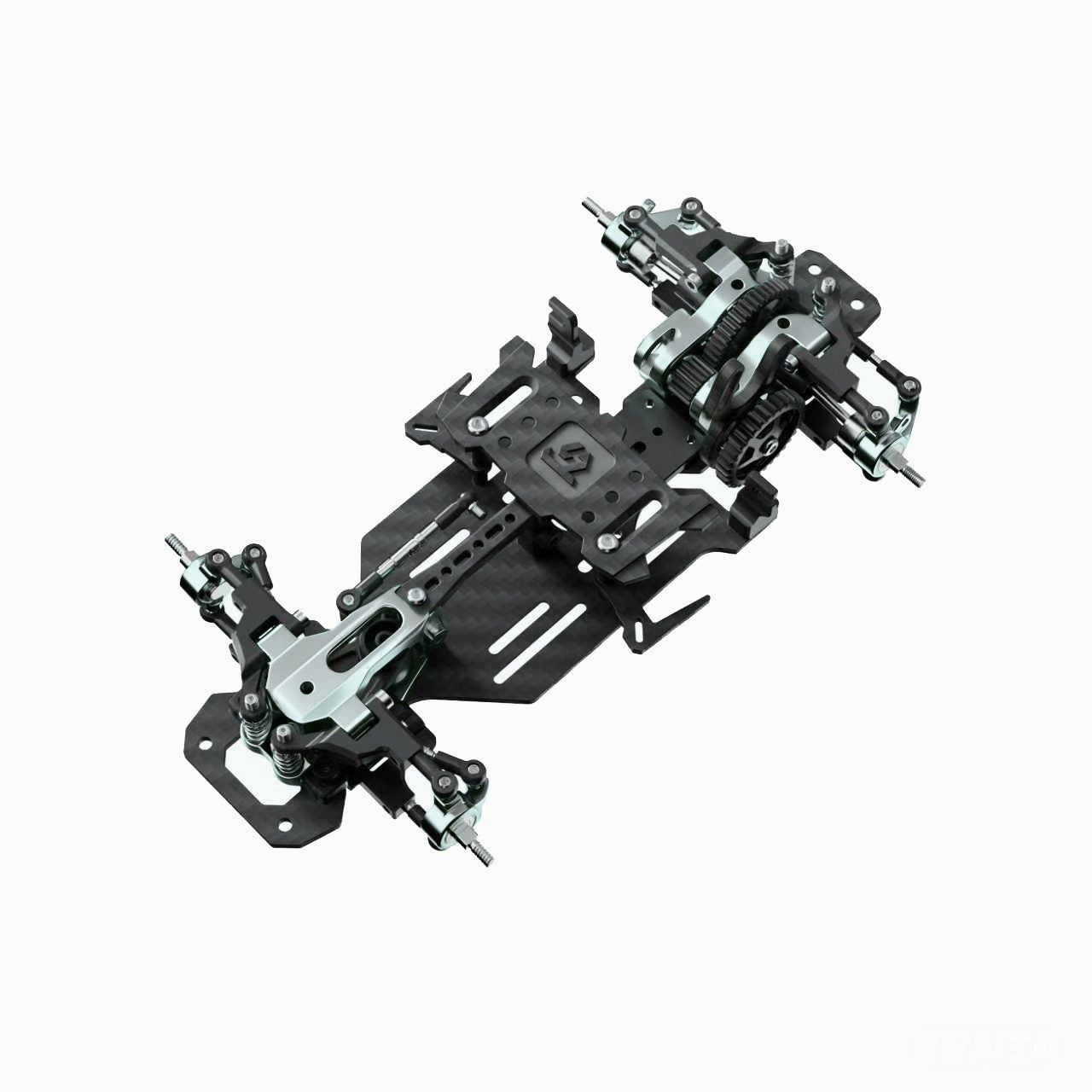 TG Super 1/24 1/28 TT Version TG First RWD Drift Car Chassis