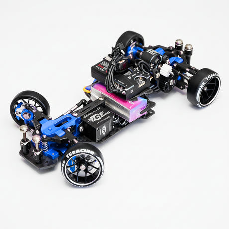 TG Super 1/24 1/28 TT Version TG First RWD Drift Car Chassis with Tires and Electronic Parts