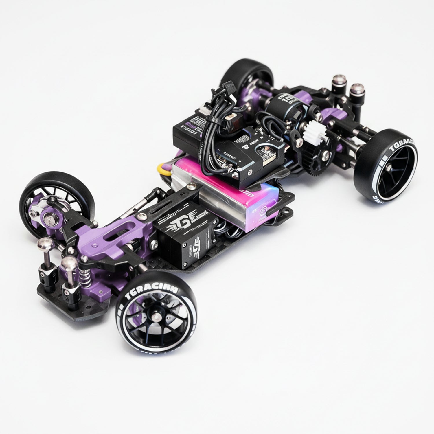 TGレーシング　TTファースト+ちびキット　② TG Super TG First TT Version Chassis Plastic Parts and Metal OP