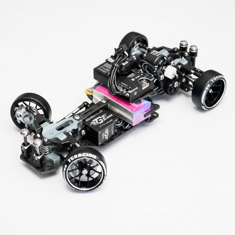 TG Super 1/24 1/28 TT Version TG First RWD Drift Car Chassis with Tires and Electronic Parts