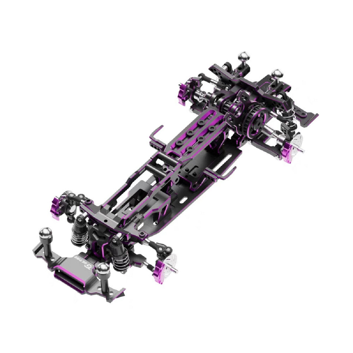 TG Super 1:24 ULTRA RWD Metal Drift RC Car Chassis KIT