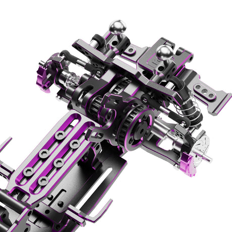 TG Super 1:24 ULTRA RWD Metal Drift RC Car Chassis KIT