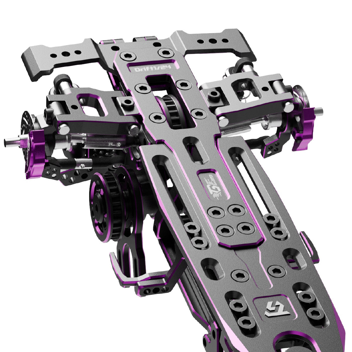 TG Super 1:24 ULTRA RWD Metal Drift RC Car Chassis KIT