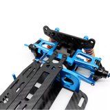 PMM 1:10 Metal Frame TT01 Flat Run Carbon Fiber RC Drift Chassis Car