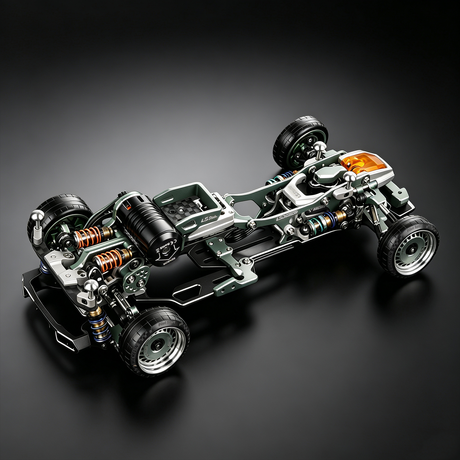 LSD Mono Full OP Version 1/24 Rear-Wheel RC Drift Car Chassis
