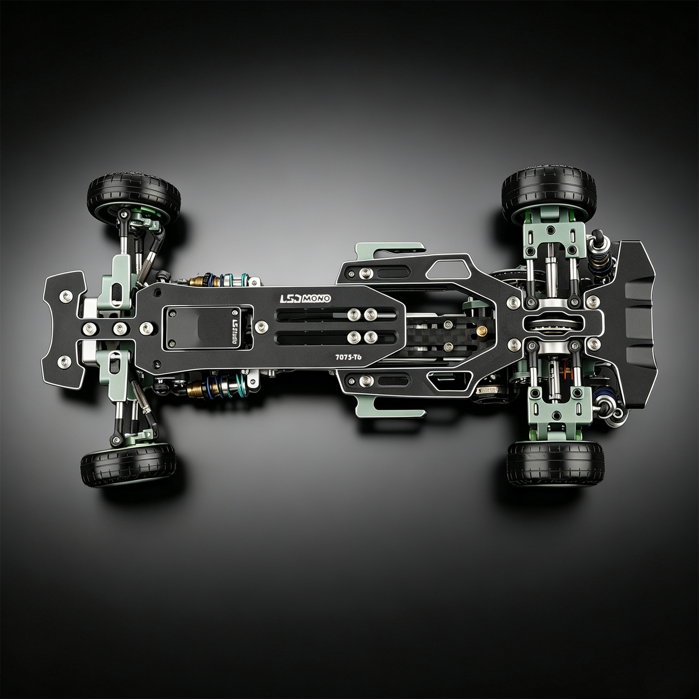 LSD Mono Full OP Version 1/24 Rear-Wheel RC Drift Car Chassis