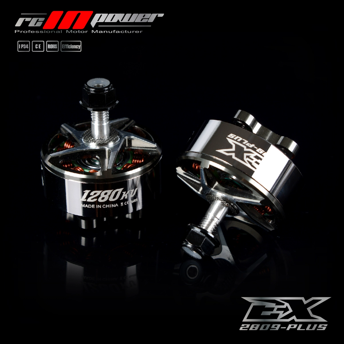 RCinpower EX2809 PLUS 1280KV 4-6S Brushless Motor for Freestyle Drone