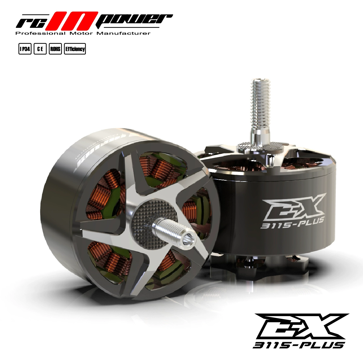 RCinpower EX3115 PLUS 450KV/900KV 4-12S Brushless Motor for Freestyle Drone