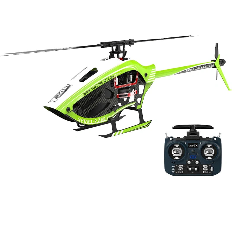 YXZNRC F280 2.4G 6CH 6 Axis Gyro 3D6G RC Helicopter Dual Brushless Dir rc wing