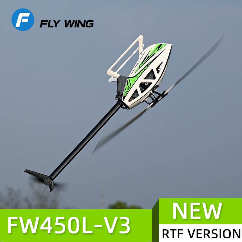 FlyWing FW450L V3 H1-V2 Flight Controller RTH GPS Hold RC Helicopter RTF
