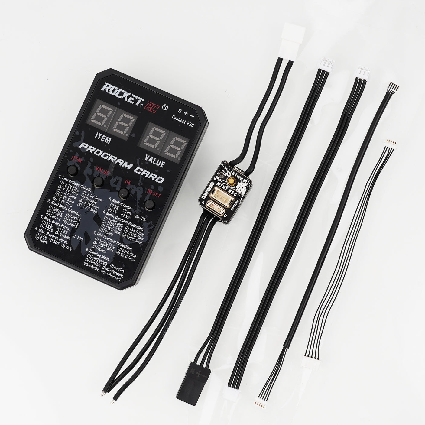 SURPASS HOBBY ROCKET-RC 1525 Sensored Brushless Motor and 30A ESC Combo for Mini-Z Mini-Q 1/28 1/32 RC Car