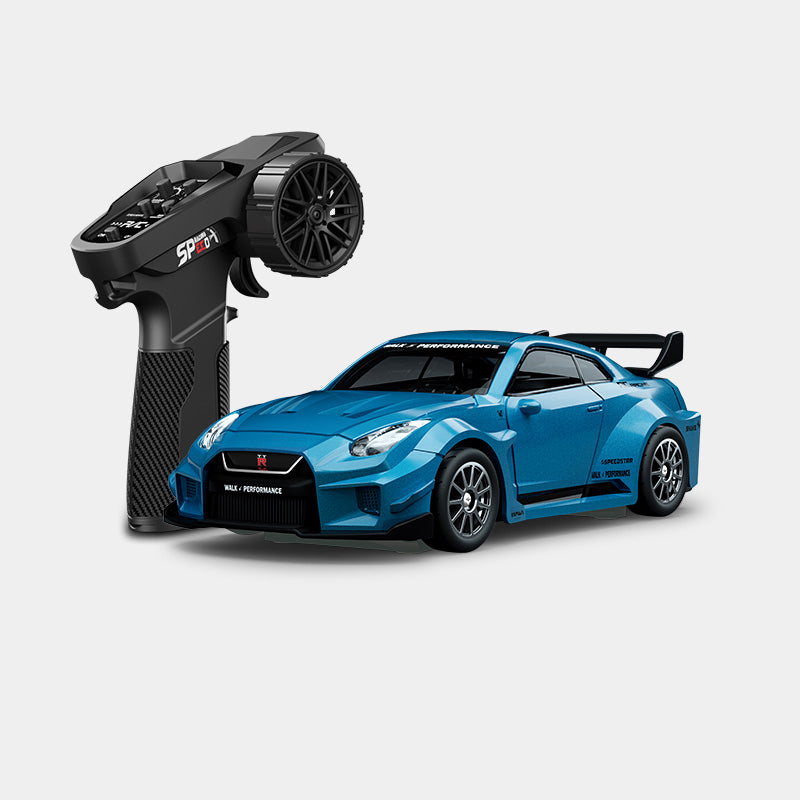 HStar D43-02Q 1:43 GTR35 4WD Alloy Drift RC Car RTR with Gyro LED Lights