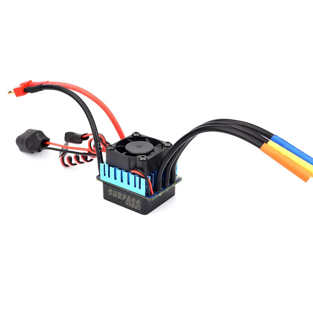 Surpass Hobby 60A Brushless 2-3S ESC Partly Waterproof For 1/10 RC Car