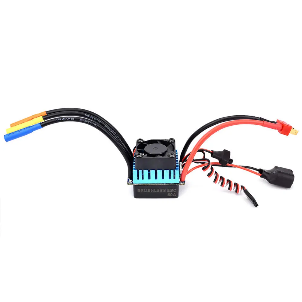 Surpass Hobby 60A Brushless 2-3S ESC Partly Waterproof For 1/10 RC Car