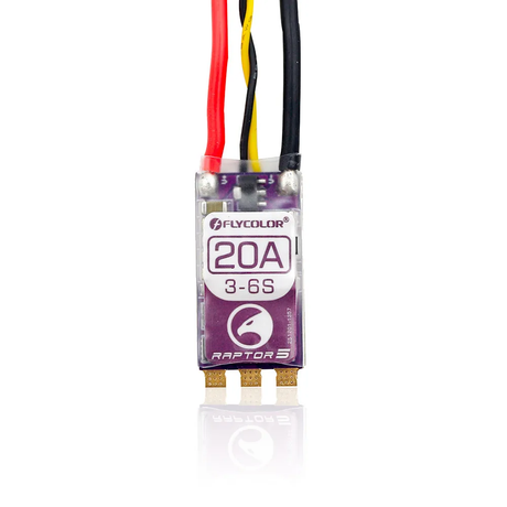 Flycolor Raptor 5 BL-32 45A 3-6S Dshot Brushless ESC for RC Multi-Rotor Drones