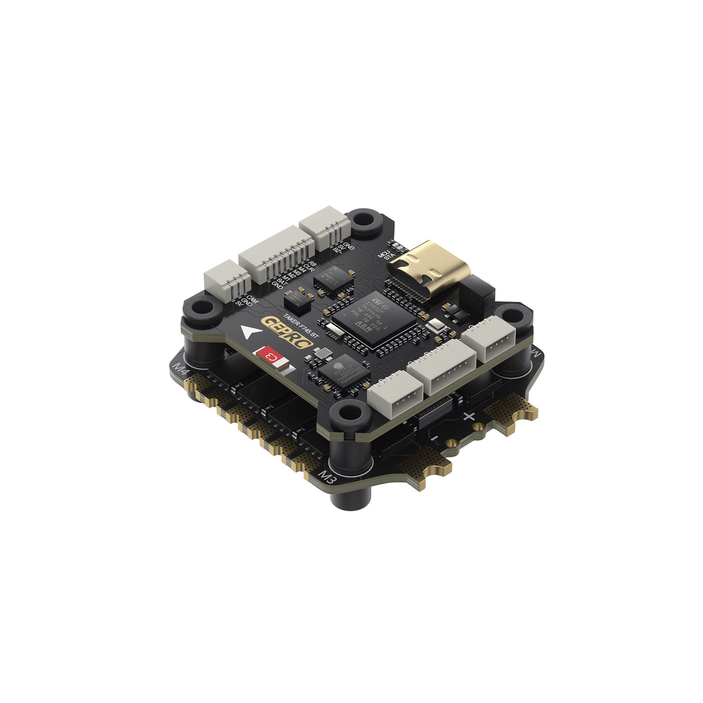 GEPRC TAKER F745 BT 8-Bit 3-6S Flight Controller with H60_BLS 60A 4IN1 ESC Plug-in STACK  30.5×30.5mm