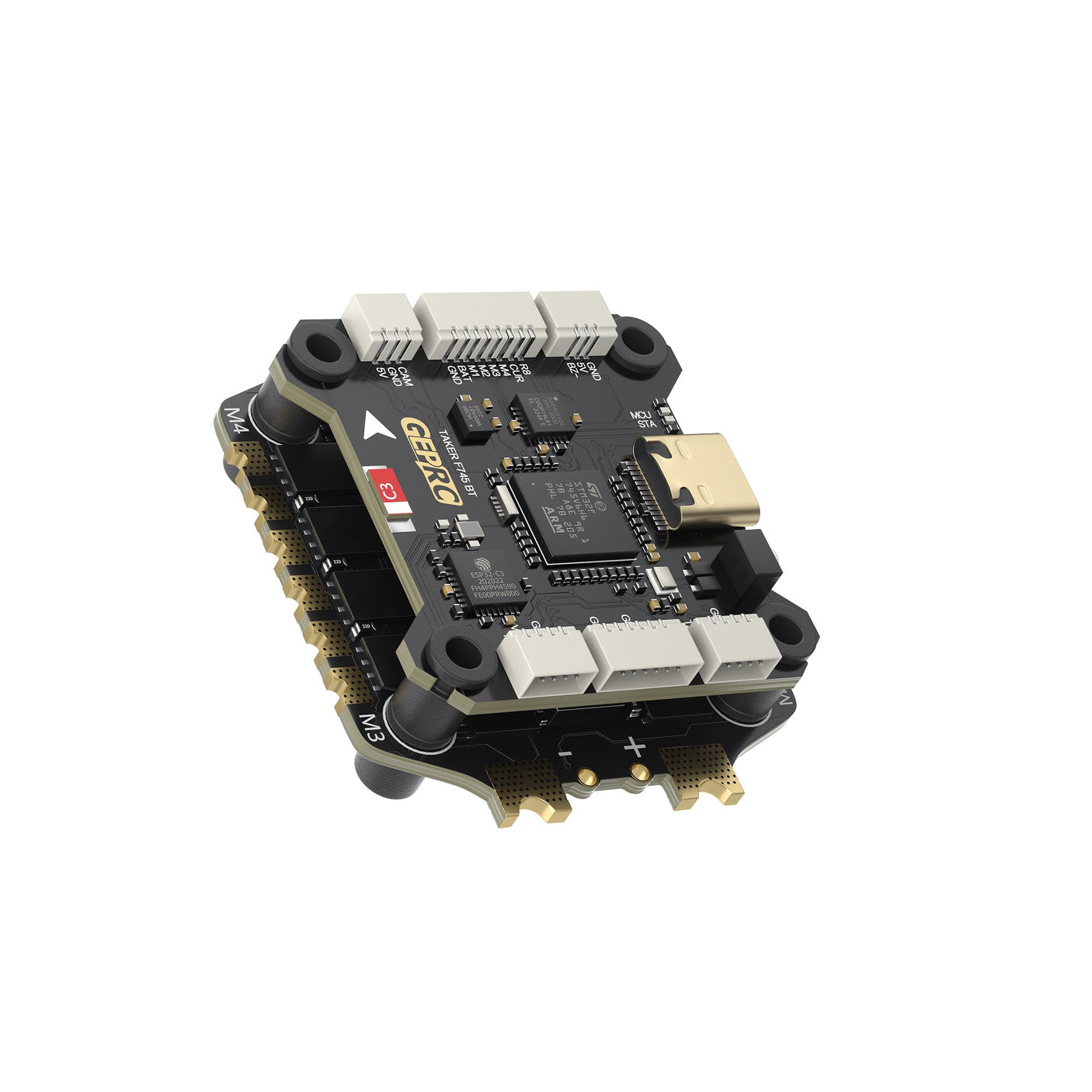 GEPRC TAKER F745 BT 8-Bit 3-6S Flight Controller with H60_BLS 60A 4IN1 ESC Plug-in STACK  30.5×30.5mm