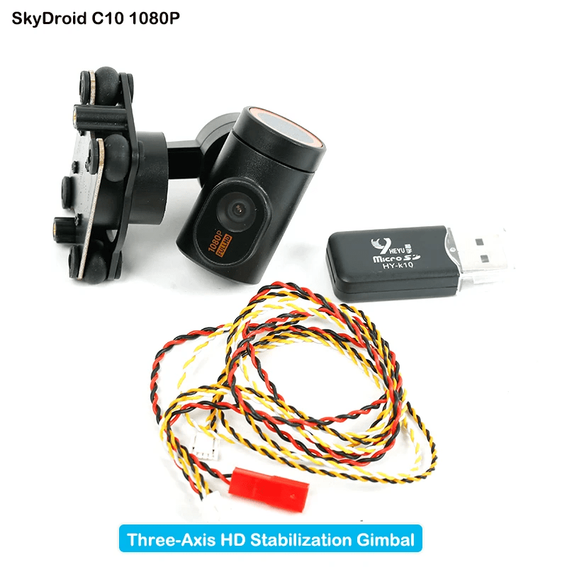 Skydroid C10 Three-axis HD Stabilization Camera Gimbal for Skydroid H12 Pro H16 H16 Pro Radio