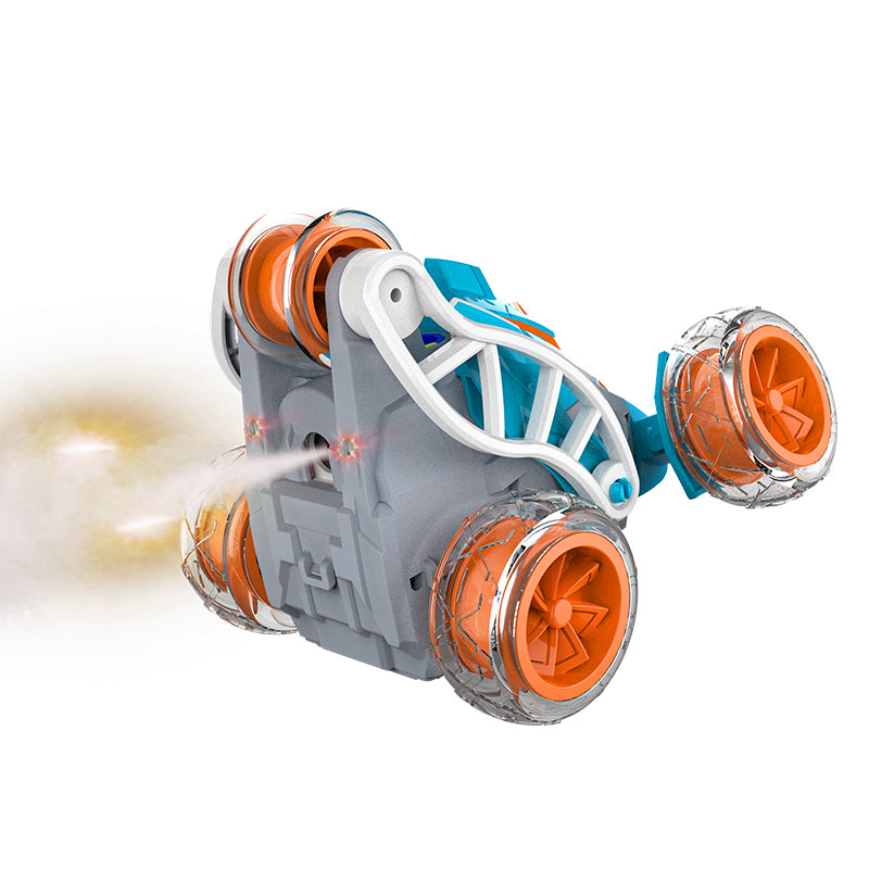 KF22 RC Car 2.4G Radio Remote Control Cars 360° Rotation Spray Lights Music RC Car