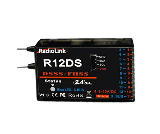 Radiolink R12DS 12CH 2.4GHz DSSS and FHSS Receiver