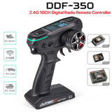 DUMBORC DDF-350 10CH RC Remote Controller 10 Channel 2.4Ghz Transmitter with M1 Handwheel