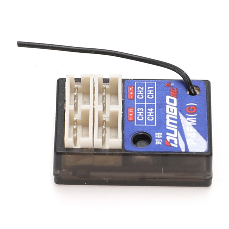 Dumborc P4FM P4FMG 2.4GHz 4CH RC Receiver with PWM