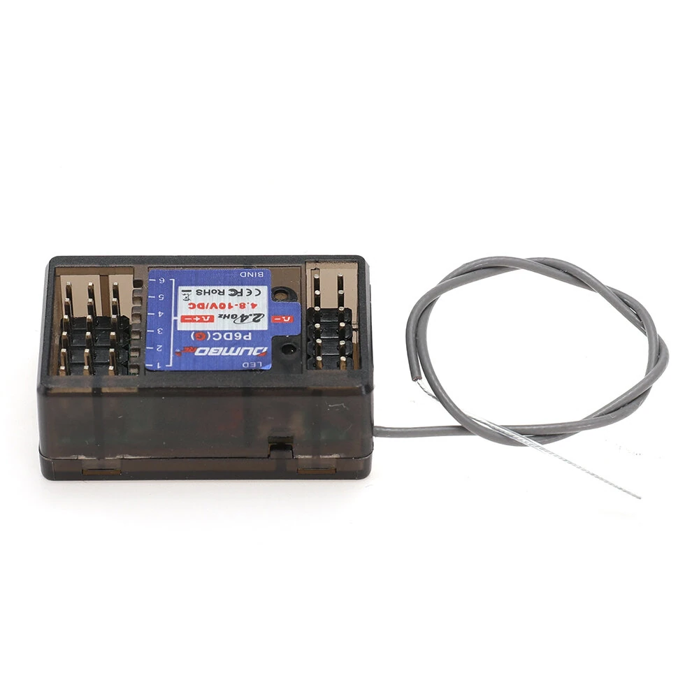 Dumborc 2.4GHz P6DCG P6DC 6CH Receiver with PWM