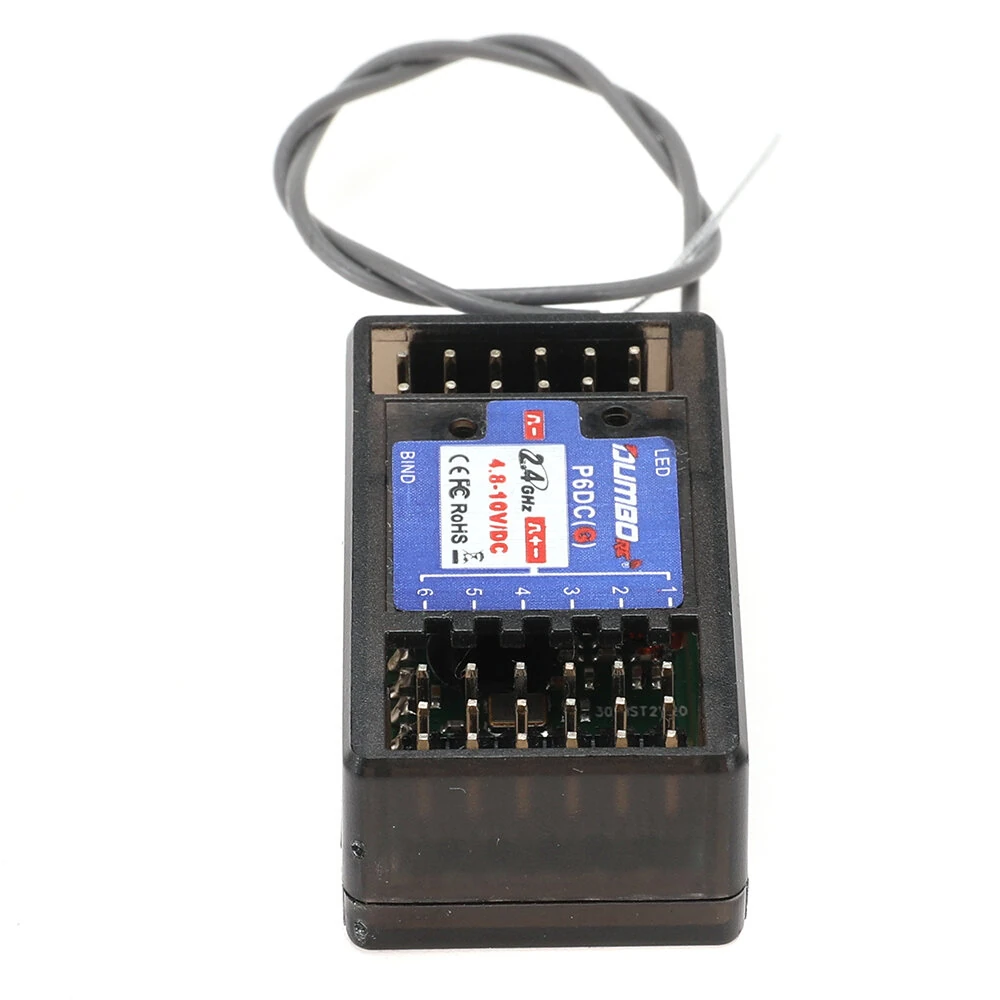 Dumborc 2.4GHz P6DCG P6DC 6CH Receiver with PWM