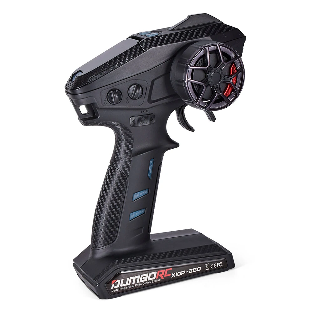 DUMBORC X10P-350 2.4GHz 10CH Low Latency RC Transmitter with P10F Receiver