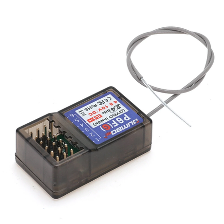 DUMBORC P6F(G) 2.4GHz 6CH RC Receiver Support Gyro for X4 X5 X6 X6PM Radio Transmitter
