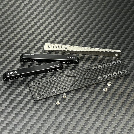 LSD LIXIC Titanium Ride Height Gauge Droop Blocks