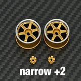LS Studio Rays TE37 V2 Metal Wheel Rims 20mm