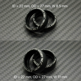 LSD 22mm Curved Tread Drift Tire for Mini-Z Cars Lightweight Internal Structure