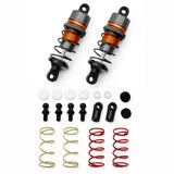 63mm Aluminum Oil-Filled Shock Absorbers for 1/10 RC Touring & Drift Cars (2PCS)