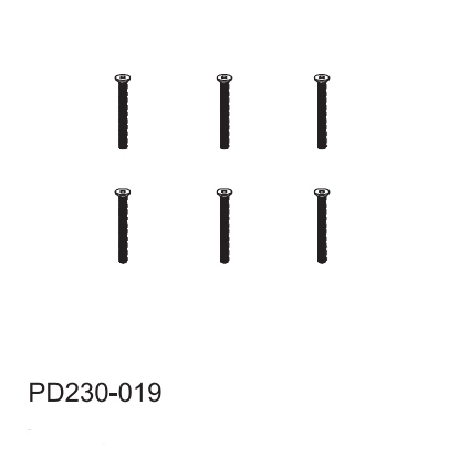 PDracingTK10,TR10 Car Bearings Screws Parts
