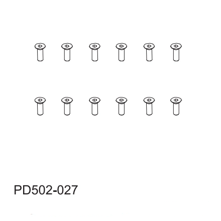 PDracingTK10,TR10 Car Bearings Screws Parts