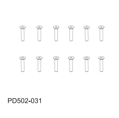 PDracingTK10,TR10 Car Bearings Screws Parts